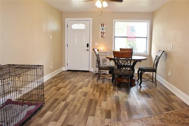 Entrance of house and dinning area.