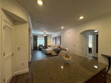 Open space concept with island in kitchen