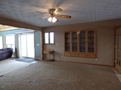 Dining area with built in hutch