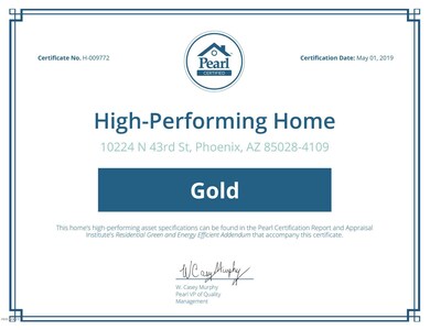Energy Certified Home