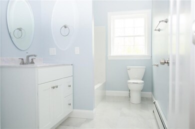 Guest bathroom, down the hall from...