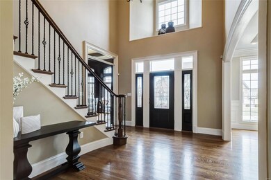 Impressive two story entry