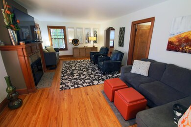 Gleaming hardwood floors