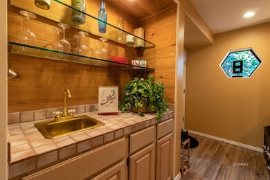 Entry foyer and wet bar