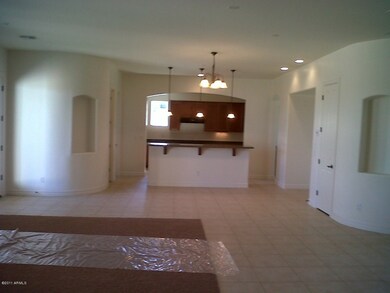 Family looking towards Kitchen