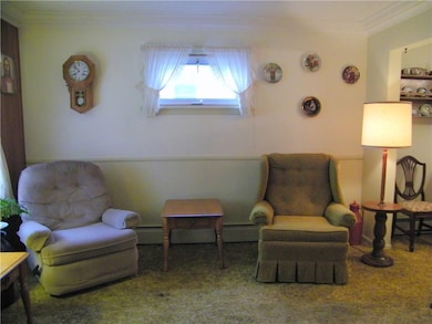 A cozy sitting space.