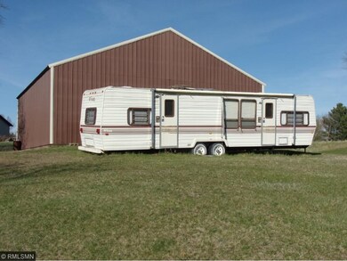 Trailer included in the property sale.