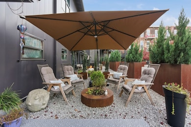 Oversized patios with two separate entertaining zones.