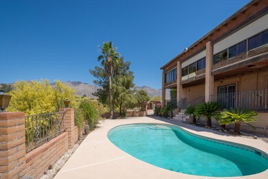 Rear view of home.