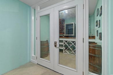 Doorway to outside with concrete flooring