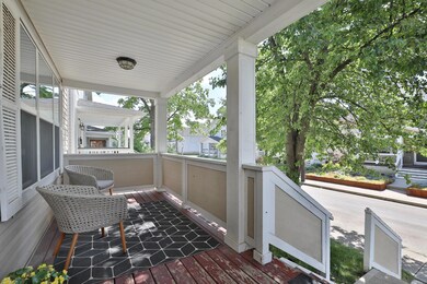 Inviting front porch