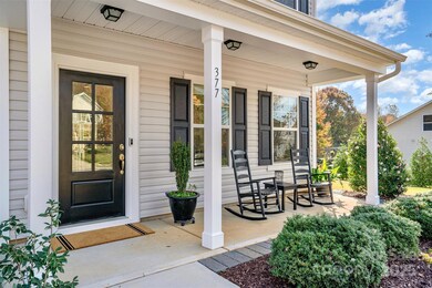Inviting rocking chair front porch.