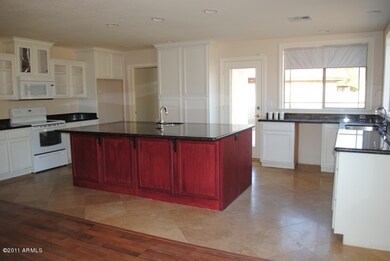 Kitchen with granite counter tops