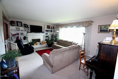 Large Formal Living with Fireplace