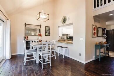 Open concept living with a dining space convenient