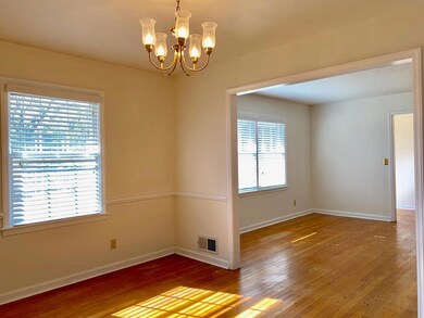 Dining room into living room