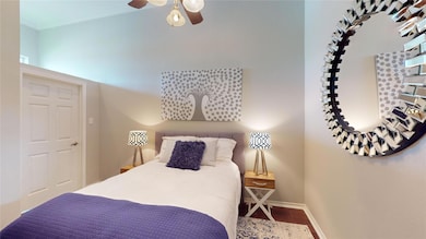 Bedroom featuring ornamental molding and a ceilin