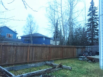 Fenced back yard