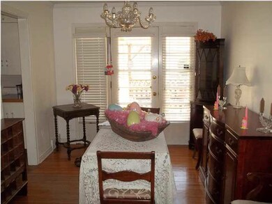 Formal dining with door leading to the covered pat