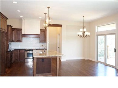 View of Kitchen & Dining from Living Room.