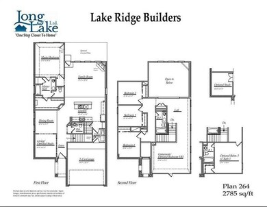 Plan 264 features 4 bedrooms, 3 full baths, 1 half