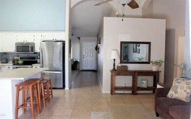 Kitchen into Living Room