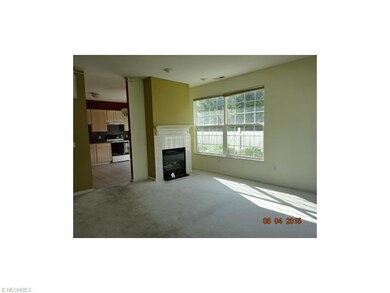 Living room with gas fireplace
