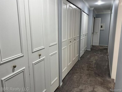 Hallway loaded with closet space