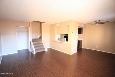 Open living /dining room