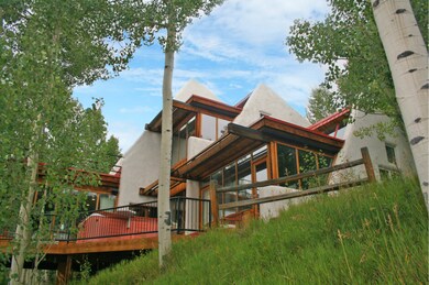 Exterior of home from Below