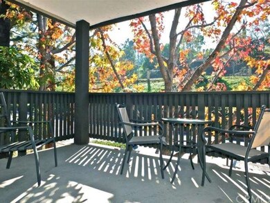 Large area on balcony for dining in nature