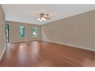 Living room - new laminate flooring