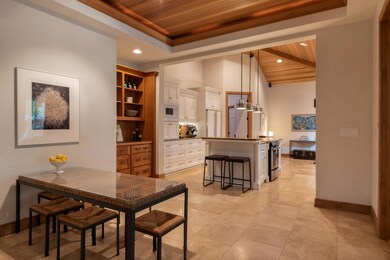 dining area to kitchen
