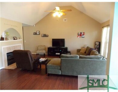 Living Room. Great Room with High Ceilings, Hardwo