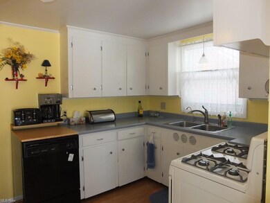 Kitchen with plenty of storage.