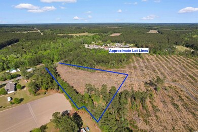 Drone / aerial view with a rural view and a wooded