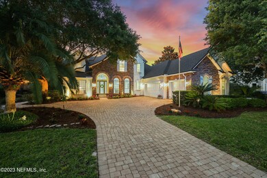Courtyard entry 3-car garage