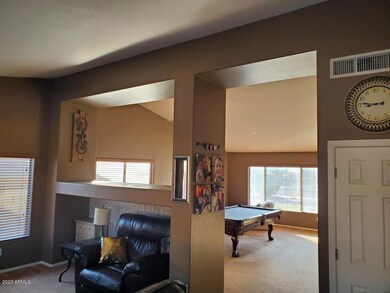 Living room to family room