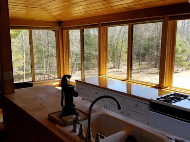 Southerly views from kitchen.