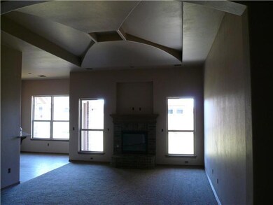 Living Room. Fireplace with Gas Logs, Unique Vault