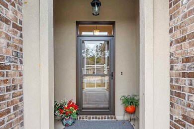 Inviting Front entrance and glass enclosure