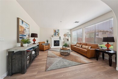 Living area featuring light wood finished floors,