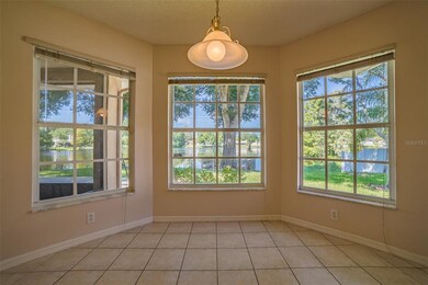 Breakfast nook with lake views