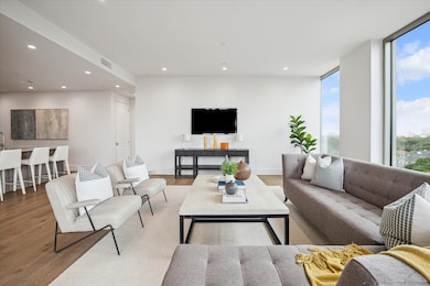 The open-concept layout is perfect for both entert