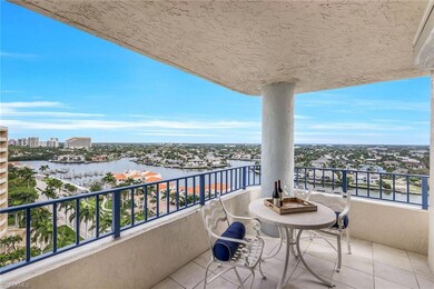 The first of two private balconies