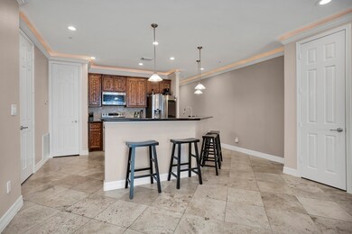 Breakfast bar can serve 4-5 comfortably.