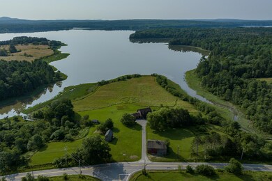 Aerial View Toward Blue Hill Mountain