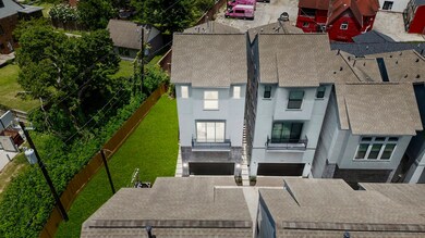 This unit has access to the side yard.