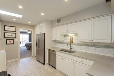 Quartz countertops, recessed lighting and updated 