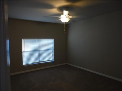 Spacious, split master bedroom with its own bath a